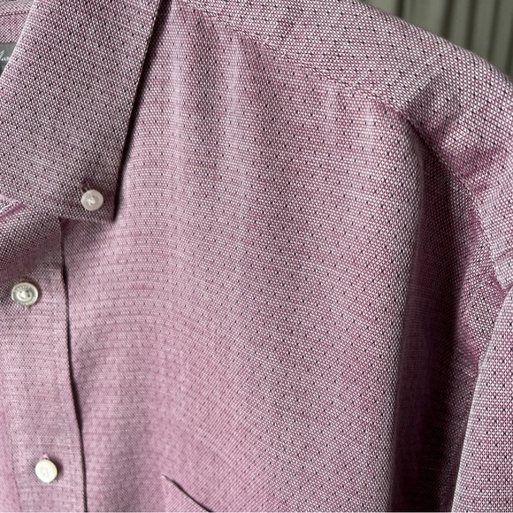 Daniel Cremieux Men’s Plum Long Sleeve Button Up Shirt Size XL - Picture 5 of 14